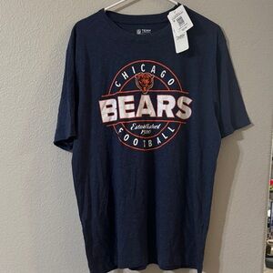 Team Apparel Chicago Bears Navy Tee
